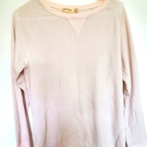 Faded Glory Soft Pink Knit Top With Glitter Accent. Size Xl